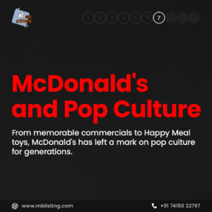 7. McDonald's and Pop Culture